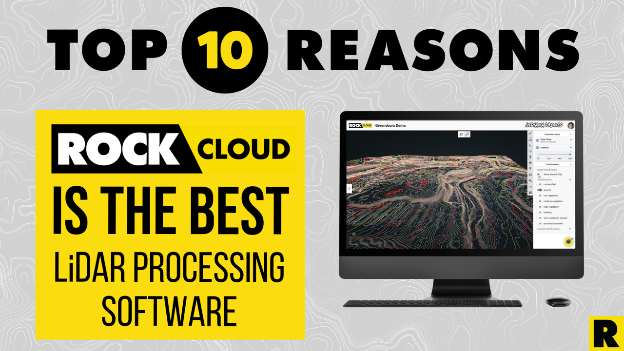 Why ROCK Cloud is the Best LiDAR Processing Software