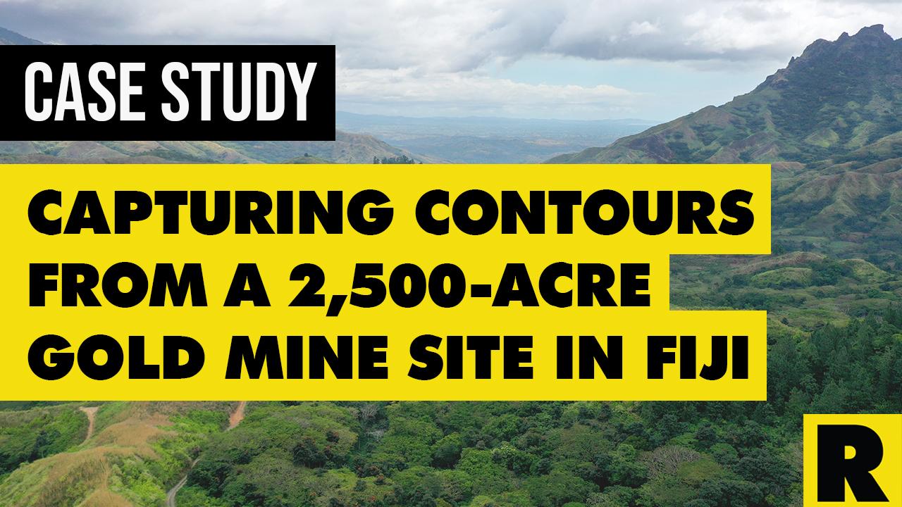 Case Study: Capturing Contours from a 2,500-Acre Gold Mine Site in Fiji